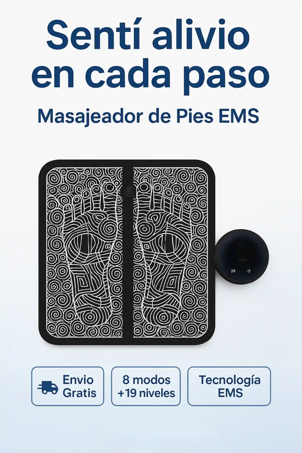 Masajeador de pies con EMS